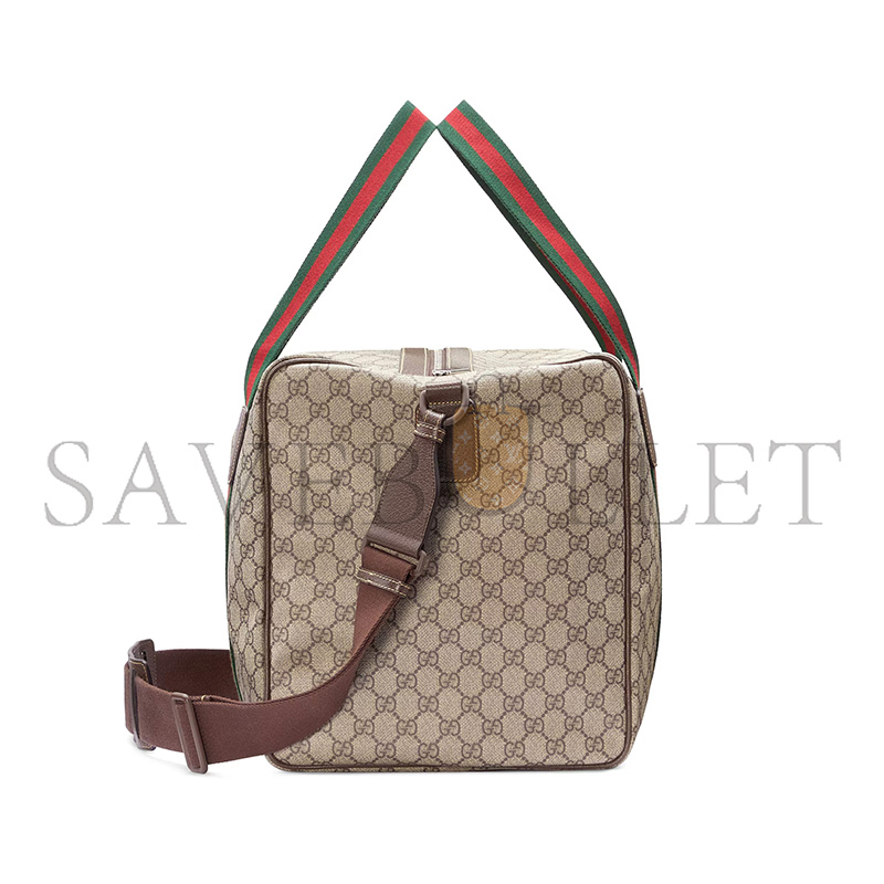 GUCCI MEDIUM DUFFLE BAG WITH WEB 758664 (45.5*29*27cm) GUCCI MEDIUM DUFFLE BAG WITH WEB 758664 (45.5*29*27cm)